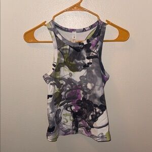 lululemon athletica Swirl Print Tank Top - Gray, Purple, Green
